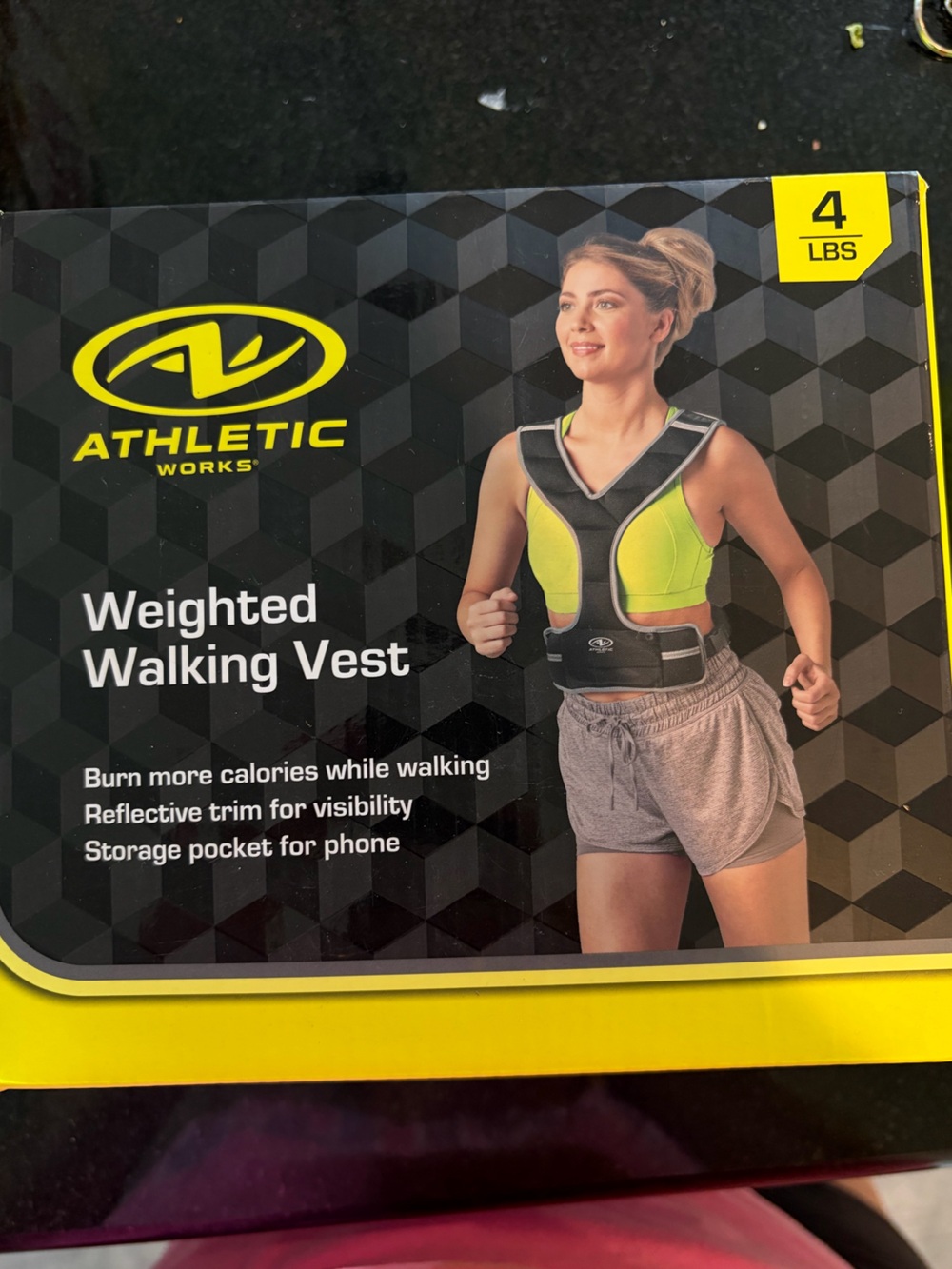 Athletic Works Black Walking Vest 4lbs